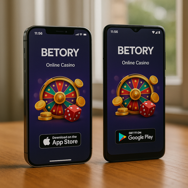 Betory Casino - Mobile Web App Features
