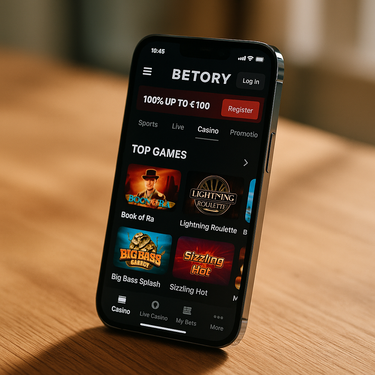 Betory Casino - Mobile Responsive Design
